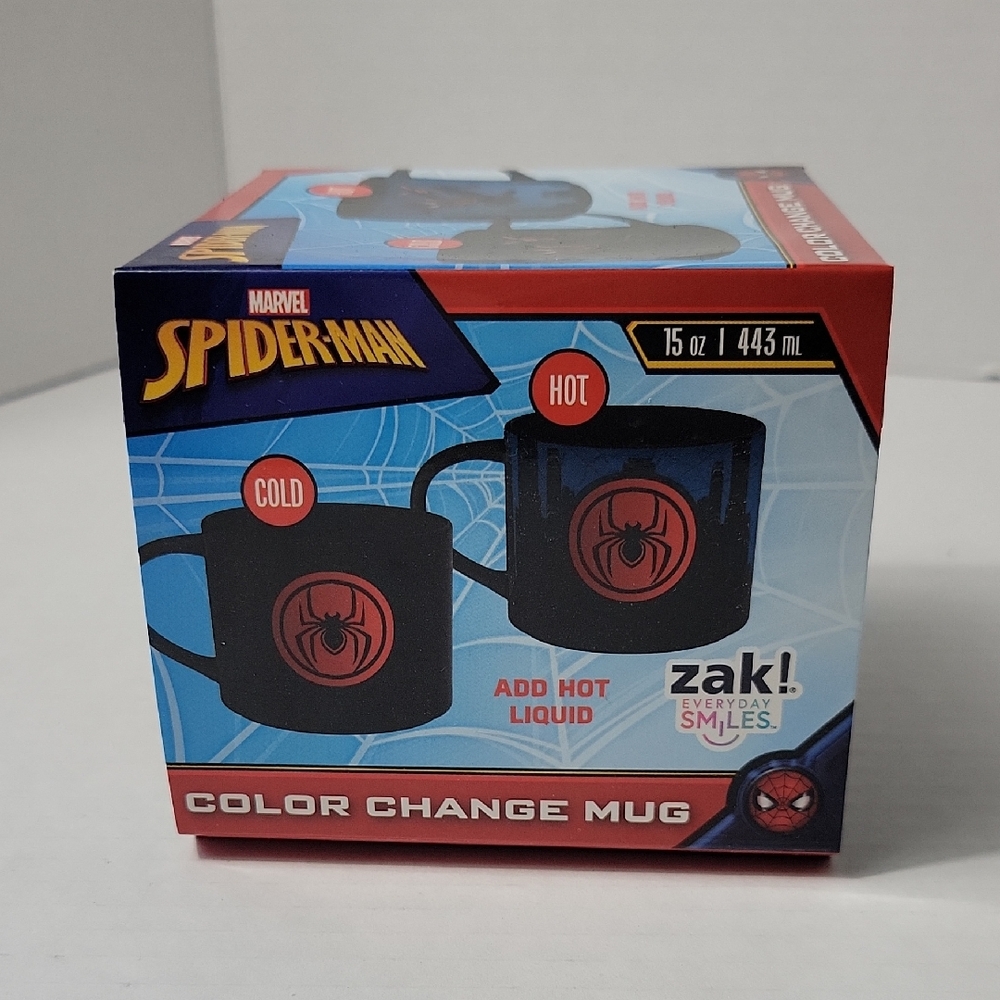 Marvel Spider-Man Heat Reactive Mug - Red and Black